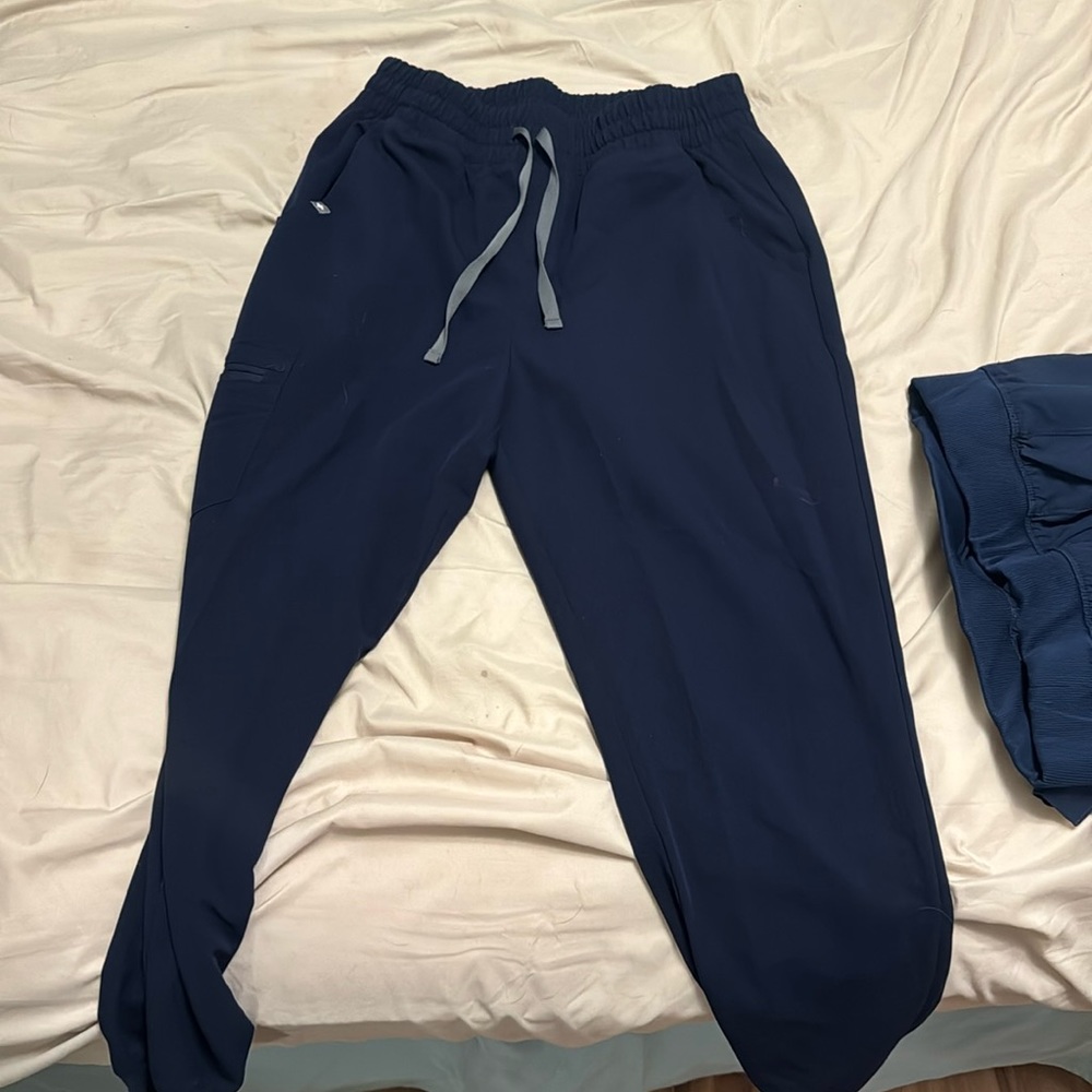 Figs Navy Blue Jogger Pants